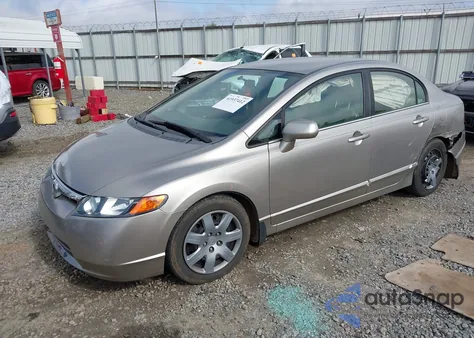 2006 Honda Civic Lx from USA, damaged, VIN 1HGFA16596L112806